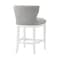 Alaterre Furniture Miranda Swivel Counter Height Bar Stool, White ANMR01FDC - alternate 7